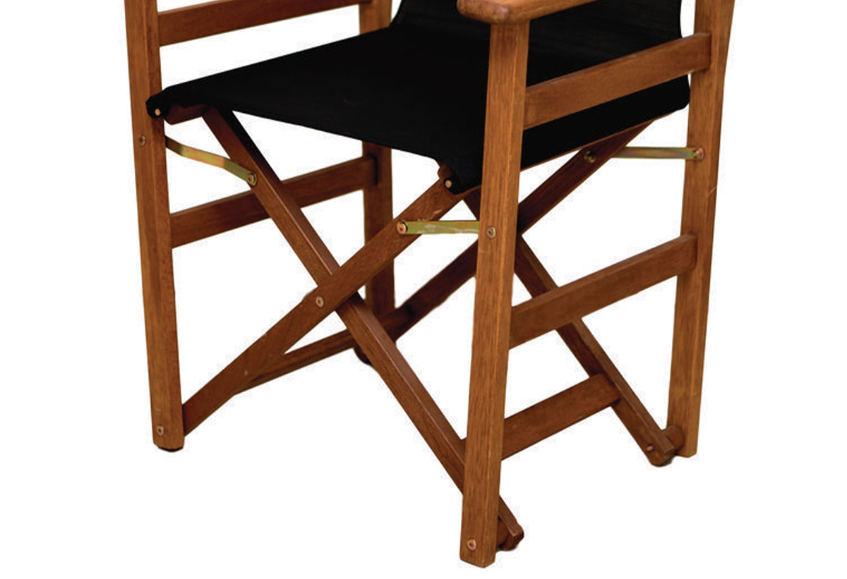 Απεικονίζεται το κάτω μέρος της καρέκλας 